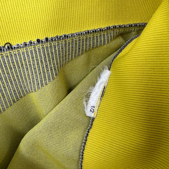 ADIDAS BY STELLA MCCARTNEY Cycling Shorts Large Yellow Logo Waist Seamless Bike - Picture 11 of 15